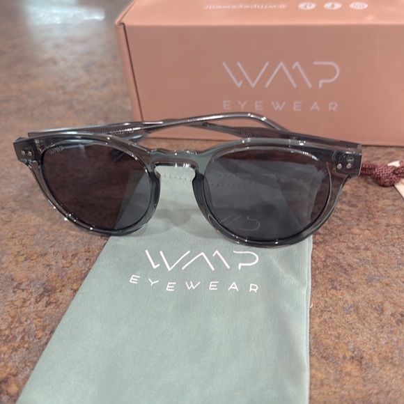 Gray and Blue Clubmaster Sunglasses Accessories main image 4